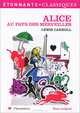 Alice au pays des Merveilles, Lewis Carroll 