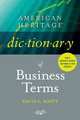 American Heritage Dict of Business Terms, David L. Scott Accounting Professor 