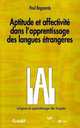 Aptitudes Et Affectivite Dans L'Apprentissage Des Langues Etrangeres, 
