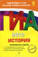 ГИА-2013. История. Тренировочные задания. 9 класс. 10 экзаменационных вариантов. Инструкция по выполнению работы. Ответы и критерии оценивания, Клоков Валерий Анатольевич, Пономарев Михаил Владимирович 