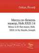 Месса си-бемоль мажор, Hob.XXII:14. Missa in B-flat major, Hob.XXII:14 by Haydn, Joseph, Гайдн Йозеф 