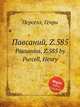 Павсаний, Z.585. Pausanius, Z.585 by Purcell, Henry, Пёрселл Генри 
