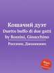 Кошачий дуэт. Duetto buffo di due gatti by Rossini, Gioacchino, Россини Джоаккино 