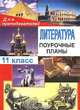 Литература. 11класс: Поурочные планы ( по программе Т. Ф. Курдюмовой)., Косивцова Лидия Ивановна 