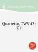 Квартет, TWV 43:C1. Quartetto, TWV 43:C1 by Telemann, Georg Philipp, Телеман Георг Филипп 