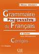 Grammaire Progressive du francais. Niveau debutant. Corriges 2eme edition, Maia Gregoire 