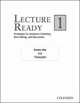 Lecture Ready 1. Answer Key, Peg Sarosy, Kathy Sherak 