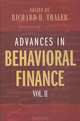 Advances in Behavioral Finance: Volume 2, Richard H. Thaler 