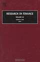 Research in Finance: Volume 23, Editor Andrew H. Chen 