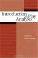 Introduction to Play Analysis, Cal Pritner 
