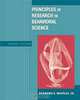 Principles of Research in Behavioral Science with Internet Guide and PowerWeb, Bernard E Whitley, Bernard E Whitley 