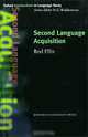 Second Language Acquisition, Rod Ellis 