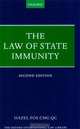 The Law of State Immunity, Hazel Fox 