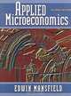 Applied Microeconomics, Edwin Mansfield 
