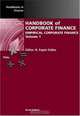 Handbook of Corporate Finance: Empirical Corporate Finance: 1 (Handbooks in Finance): Empirical Corporate Finance: 1 (Handbooks in Finance), B. Espen Eckbo 
