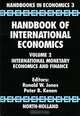 Handbook of International Economics, Volume 2: International Monetary Economics and Finance, Editors Ronald W. Jones, Peter B. Kenen 