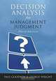 Decision Analysis for Management Judgment, Paul Goodwin, George Wright 