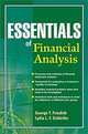 Essentials of Financial Analysis, George T. Friedlob, Lydia L. F. Schleifer, George T. Friedlob, L.F. Schleifer 
