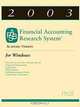 2003 Financial Accounting Research System (FARS) CD: Academic Version for Windows, Financial Accounting Standards Board 