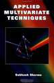 Applied Multivariate Techniques, Subhash Sharma 