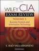 Wiley CIA Exam Review, Business Analysis and Information Technology (Wiley CIA Exam Review Series), S. Rao Vallabhaneni 