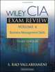 Wiley CIA Exam Review, Business Management Skills (Wiley CIA Exam Review Series), S. Rao Vallabhaneni 