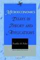 Microeconomics: Essays in Theory and Applications, Franklin M. Fisher 