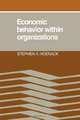 Economic Behaviour within Organizations, Stephen A. Hoenack 