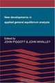 New Developments in Applied General Equilibrium Analysis, 