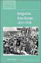 Emigration from Europe, 1815-1930 (New Studies in Economic and Social History), Dudley Baines 
