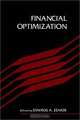 Financial Optimization, Stavros A. Zenios 