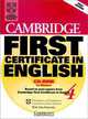 Cambridge First Certificate in English CD-ROM: Based on Past Papers from Cambridge First Certificate in English 4 Examination Papers from the University of Cambridge Local Examinations Syndicate, University of Cambridge Local Examinations Syndicate, Alan Battersby 
