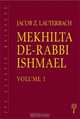 Mekhilta De-Rabbi Ishmael: Volume 1, 