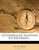 Litterarische Schetsen En Kritieken... (Dutch Edition), Jan ten Brink 