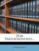 Zum Parthenonfries..., Adam Flasch 