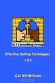 Effective Selling Techniques 1.0.1, Gail Hill Williams 