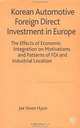 Korean Automotive Foreign Direct Investment in Europe: The Effects of Economic Integration on Motivations and Patterns of Fdi and Industrial Location, Jae Hoon Hyun 