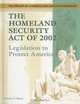 The Homeland Security Act Of 2002: Legislation To Protect America (The Library of American Laws and Legal Principles), Steven P. Olson 