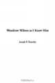 Woodrow Wilson As I Know Him, Joseph P. Tumulty 