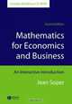 Mathematics for Economics and Business: An Interactive Introduction, Jean Soper 