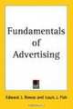 Fundamentals of Advertising, Edward J. Rowse 