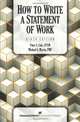 How to Write a Statement of Work, Sixth Edition, Peter S. Cole, CPCM and Michael G. Martin, PMP 