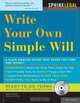 Make Your Own Simple Will, 4E+CD (How to Make Your Own Simple Will), Mark Warda 
