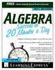 Algebra Success in 20 Minutes a Day, 4th Edition, LearningExpress Editors 