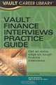 Vault Finance Interviews Practice Guide, David Montoya 