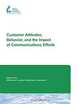 Customer Attitudes, Behavior, and the Impact of Communication Efforts, Dr. Elaine Tatham, Chris Tatham, Dr. Jane Mobley 