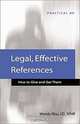 Legal, Effective References: How to Give and Get Them, Wendy Bliss 