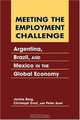 Meeting the Employment Challenge: Argentina, Brazil, And Mexico in the Global Economy, Janine Berg, Christoph Ernst, Peter Auer 