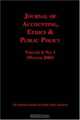 Journal Of Accounting, Ethics & Public Policy, No. 1, Robert McGee 
