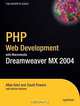 PHP Web Development with Macromedia Dreamweaver MX 2004, Rachel Andrew, Allan Kent, David Powers 